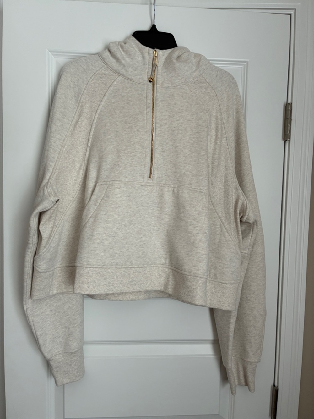 lululemon athletica Cream Half-Zip Pullover Hoodie